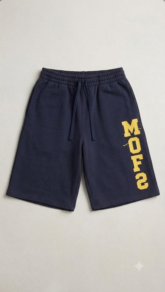 The Varsity Meridian Wide-Leg Lounge Shorts