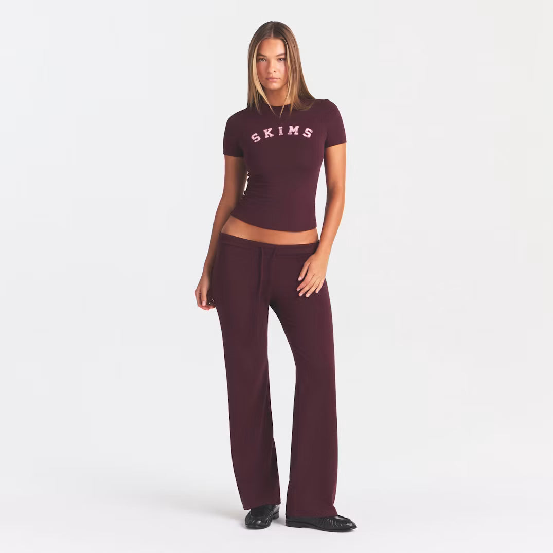 Deep Plum Retro Leisure Set
